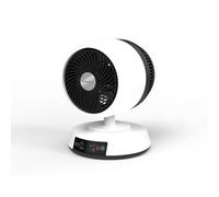 Smart Air Dual Breeze Hot & Cold Oscillating Fan with Powerful Airflow - Cooling Fan in Summer & Warm Room Heater in Winter - 24 Fan Speeds - Automatic Safety Shut Off - 24 Hour Timer - Desk, Bedroom