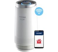 Smart Air Purifier Ionization HEPA Carbon 3-Level Filtration Mobile App Timer HQ