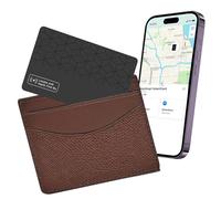 Smart Air Tracker Card Tag iOS, Ultra Thin Wallet Tracking Card in Card Format 1.8 mm, Rechargeable Air Tracking Card Compatible with Apple Find My (iOS Only) for Wallet/Suitcase/Travel Suitcase