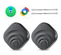 Smart Air Tracker Tag 2 Pack for iOS and Android, Bluetooth 5.4 tracker Tag Works on Google and Apple's "Find My" app, 2 Years of Use, IP67 Waterproof Key Finder/Item Finder/Luggage Tracker[Tagigo]