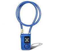 Smart Alarm Lock, 110 dB Anti-Theft Electronic Alarm Chain Lock for Bikes with 4 Digit Code, 80cm 10mm Steel Cable, Motion & Cut Alert, IP44 Water pro