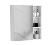 Smart Aluminum Bathroom Cabinet with Mirror - Wall-Mounted Medication for Bedroom, Living Room & Toilet - 40 x 11 x 65 cm, Stylish Design, Space-Saving Solution