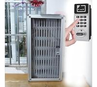 Smart Aluminum Organizer with Code Lock - Secure Storage for Confidential Units and Classrooms - Employee Lockbox for Safe Keeping and Easy Access