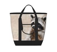 Smart Animals Racoon Nature,Lunch Bags Large Capacity Insulated Tote Bag For Women Men Work Picnic Travel