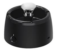 Smart Ashtray Air Purifier, Smokeless Design with Negative Ion Purification, Activated Carbon Filter, USB Rechargeable, Aromatherapy Diffuser, Modern Black, Ideal Gift
