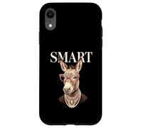 Smart Ass Funny Donkey Pearl Glasses Women Sarcastic Case for iPhone XR