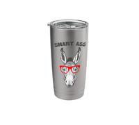 Smart Ass Funny Joke Fun Stainless Steel Insulated Tumbler