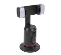 Smart Auto Tracking Phone Holder with Remote Control, 360 Face Tracking | Real-time body tracking for stable videos, built-in 2 LED fill lights, remote controlled operation, compact portable tripod