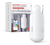 Smart Automatic Curtain Opener - Bluetooth Remote Control with App/Timer, Upgraded Performance Motor, Add SwitchBot Hub to Make it Work with Alexa