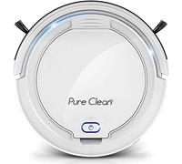Smart Automatic Robot Vacuum Cleaner - Slim Rechargeable Electric Robo Vacuum Cleaner w/, Self Programmed Navigation, Anti-Fall Sensors - Carpet, Hardwood, Linoleum, Tile - Pure Clean PUCRC25PLUS