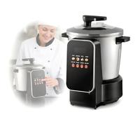 Smart Automatic Swallow Food Maker, 6L 900W Smart LED Touch Screen African Food Processor Compatible With Led Touch Screen, For African Food, Banku