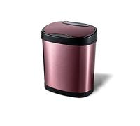 Smart Automatic Touchless Trash Can, 15L Stainless Steel Indoor Bin, Purple Color, Hands-Free Sensor Operation, Modern Design for Kitchen & Home Use