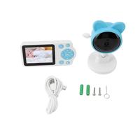 Smart Baby Camera with 2.8 Inch Color Screen, 480P, Infrared Night Vision, Voice, Detection - Long Battery Life, Feeding Reminder, Indoor Use for Infant Monitoring