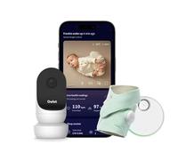 Smart Baby Monitor Duo, Dream Sock and Cam2 - Tracks & Notifies for Pulse Rate & Oxygen, Baby Health Monitor with HD WiFi Video Camera, Birth to 18 Months (Bundle, Mint)