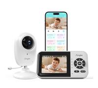Smart Baby Monitor with Camera and Audio, Dual Mode, WiFi Switch, 2.8 Inch Screen, App, 1080p Camera, 450 Meters Range, Night Vision, Two-Way Communication