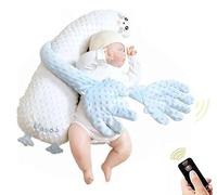 Smart Baby Soother with Realistic Patting & Warmth,25.6 Inch Plush Remote Control Patting Doll,for 0-12 Months Newborns Calming Sleep Aid (Sea Lion)