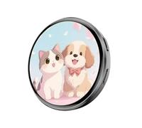 Smart Badge, 4.3 cm Screen Portable Rechargeable Badge - Electronic Hat | For Men Anime Fans For Viewing Videos And Photographs On Backpack Clothing And, Version haut de gamme, Acrylonitrile Butadiene