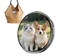 Smart Badge Brooch with Dynamic Anime Display, Electronic Pin with a 1.5 Inch Screen, for Men and Women, for Displaying Videos and Photos, Clothes, Hat, Backpack, Siehe Beschreibung, Acrylonitrile