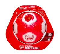 Smart Ball Arsenal Counter Ball for keepie uppies, SBCB1BNP-AFC Football, comes with lights and sounds, Red & White, One Size