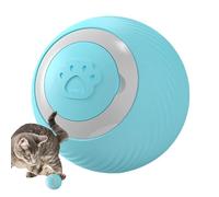 Smart Ball Cat Toy, Automatic Cat Ball, Interactive Cat Toy with Colourful Lights, Intelligent Rolling Silicone Kitten Toy, Quick Rolling on the Carpet