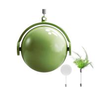 Smart Ball Cat Toy,Interactive Obstacle Avoidance Exercise Device | Pet Exercise Ball with Feathers,for Small Cats Pets Dog Outdoor Boredom Relief
