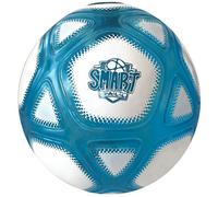 Smart Ball SBCB1B Football Gift for Boys and Girls from 6 Years Old Kick Up Counting Power Ball with Bright Lights and Sounds Training for Children, White and Blue