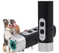 Smart Bark Control Trainer,2025New Anti Barking Device for Dogs,25khz/50ft Effective Range/with LED Flashlight,Portable Bark Deterrent Dog Training Device,Stop Bad Behavior Without Yell/Swat (Black)