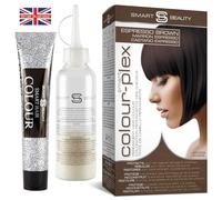 Smart BeautyHair Dye Espresso Dark Brown Permanent Color, 100% Grey Coverage, Warm Brown for Women and Men, Cruelty-Free, Vegan
