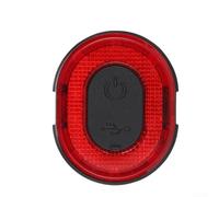 Smart Bike Tail Light Intelligent Brake Sensing Led Rear Light Usb Rechargeable Waterproof Cycling Safety Lamp For Night Riding(Double bracket red)