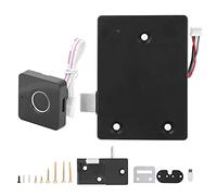 Smart Biometric Fingerprint Lock Fast Unlock USB Charging for Storage Cabinet Drawer Locker ABS PC Material 2.6 x 3.5 x 0.9 Inch Black