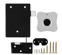 Smart Biometric Fingerprint Lock, Keyless Security Padlock, Silver and Black - Fast Unlock, Multi - User Access, Ideal for Home, Office, Gym