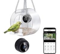 Smart Bird Feeder With Camera, Bird Camera Feeder With Chain For Outdoor Hanging, Hd 1080p Night-version Video Camera