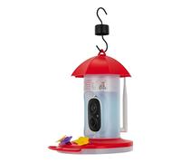 Smart Bird Feeder With Camera, Solar Powered Intelligent Video Bird Feeder, 2K HD Camera With AI Bird Identification, Instant Notification, Night Vision, IP65 Weatherproof, App Control For Bird Watchi