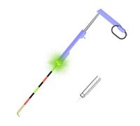 Smart Bite Alarm, LED Fishing Sensor, 6.69x1.85 Inches Sensor with Sensitivity, High PP Detection Device, Hook Strike Flash Indicator, Rod Alert for Boat River Night Use Casting Set