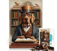 Smart Bloodhound Class 1000 Piece Jigsaw Puzzle for Teenagers Clear Logic Toy Calm Pastime Perfect Cut Classic Gift 38x26cm