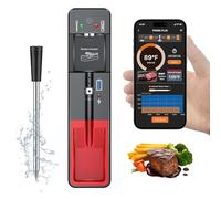 Smart Bluetooth Cooking Thermometer, Long-Range Wireless Meat Thermometer for Oven, Grilling, Smoking, BBQ & Air Fryer, Digital Dual Sensors Probe for Beef Lamb Chicken Turkey with iOS & Android App