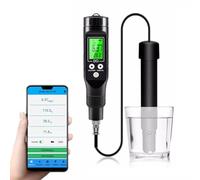 Smart Bluetooth Dissolved Oxygen Meter | High Precision 0.0-30.0 mg/L Portable DO Tester with ATC for Aquariums, Fish Tanks & Water Quality Analysis