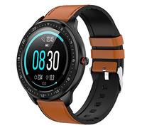 Smart Bluetooth Watch 1.3 inch Touch Screen Waterproof Sport Smartwatch Fitness Activity Trackers with Heart Rate Sleep Monitor Pedometer for Android iOS (D)