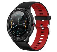 Smart Bluetooth Watch 1.3 inch Touch Screen Waterproof Sport Smartwatch Fitness Activity Trackers with Heart Rate Sleep Monitor Pedometer for Android iOS (B)