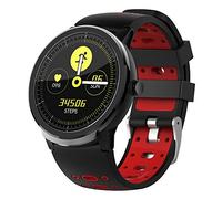 Smart Bluetooth Watch 1.3inch Touch Screen Sport Smartwatch IP67 Waterproof Fitness Activity Trackers With Heart Rate Sleep Monitor Pedometer For Android IOS (Red)