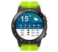 Smart Bluetooth Watch Outdoor Fitness Tracker IP67 Waterproof Sports Watches with Blood Pressure Heart Rate Sleep Monitor GPS Calorie Pedometer Stopwatch Compass (Green)