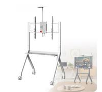 Smart Board Stand Mobile Smart Board Stand Smart Board Stand for Interactive Whiteboard Floor Tv Stand(White FD570)