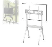 Smart Board Stand with Camera Tray, 360° Lock Wheels for Home, Office, and Classroom Use