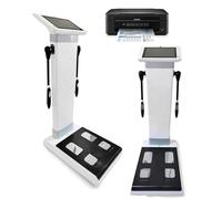 Smart Body Composition Health Assessment Body Scanner 10.1 LCD Display Electronic Body Fat Weighing Digital Scale Height Weight Body Fat Composite and Muscle Analyzer with Printer