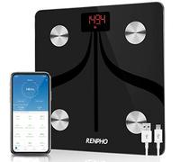 Smart Body Fat Scales USB Rechargeable, Bathroom Scales for Body Weight