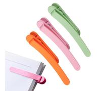 Smart Bookmark, 3 Silicone Book Mark Silicone Duckbill Metal Bookmark Holder, Book Accessories for Reading Lovers, Perfect for Book Lovers Men Women
