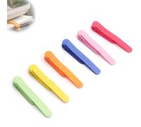 Smart Bookmark 6pcs Silicone Book Mark Set Colorful Page Markers Book Clip Page Holder Book Accessories for Men Women Gift for Reading Lovers/Teachers/Back to School