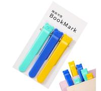 Smart Bookmarks - 3X Automatic Page Holders | Innovative Book Clips for Reading, Novel Page Keepers, Kids Accessories, Adults Readers, School Study Helpers, Women Men Book Markers
