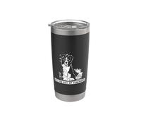 Smart Border Collie Does Homework Stainless Steel Insulated Tumbler