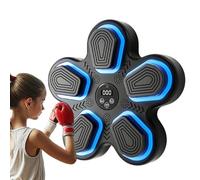 Smart Boxing Trainer Wall Mounted - Wireless Electronic Punching Music Target Pad | Interactive Fitness Boxing Trainer for Adults Kids Reaction Speed Workout Home Gym Training Equipment Durable Design